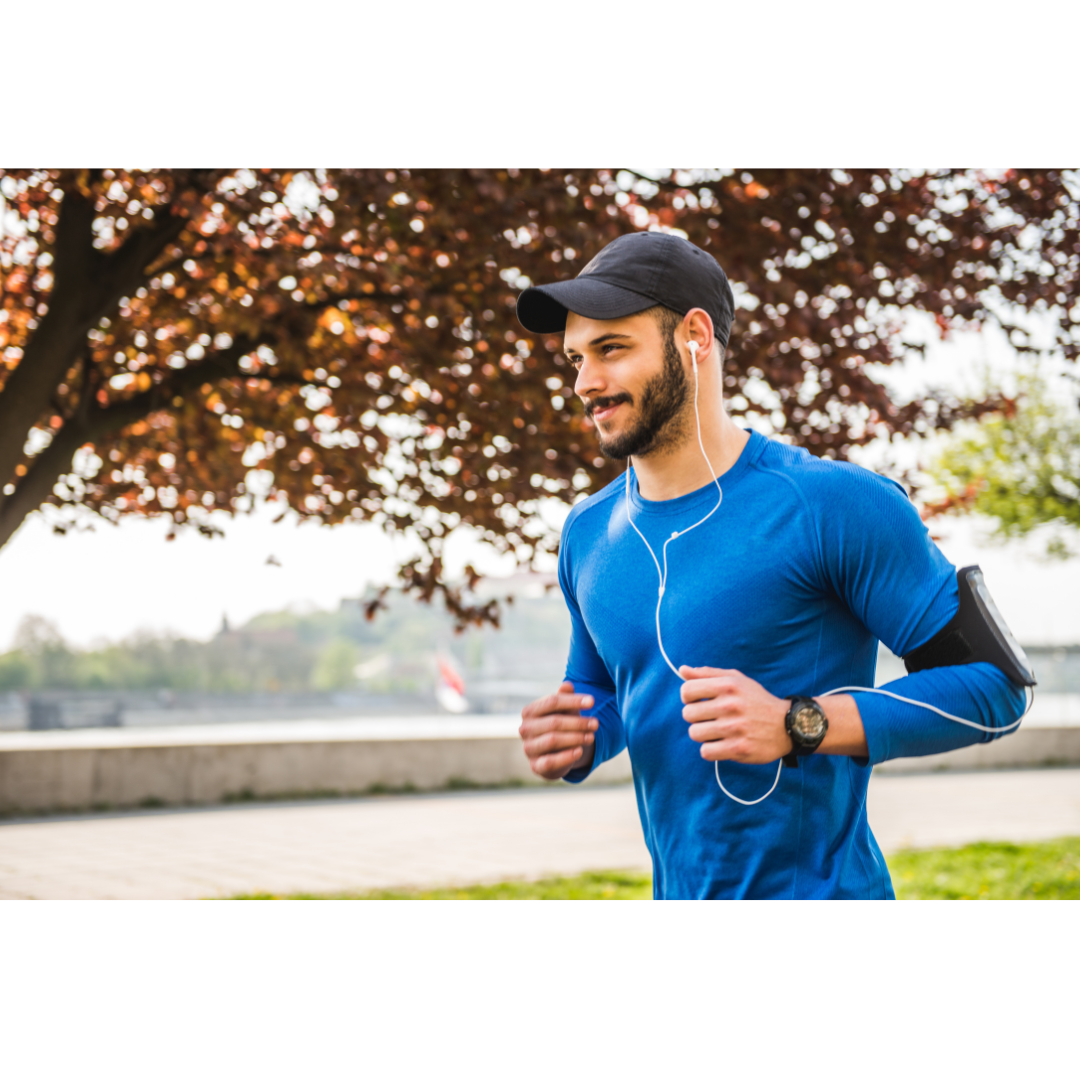 Man exercising pain-free